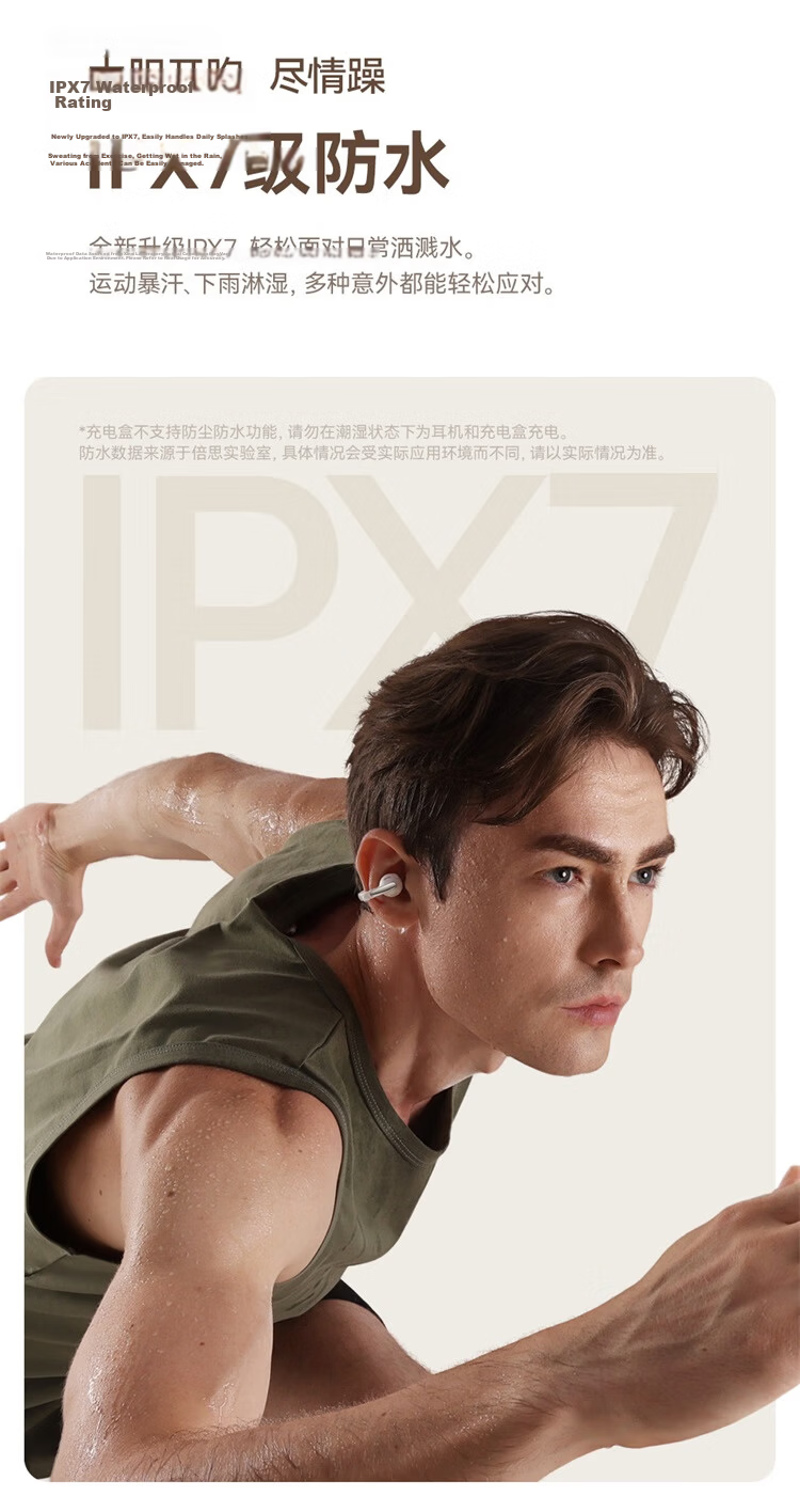 BASEUS MC1 AI Translation Bluetooth Headphones, Clip-On Open-Style Non-In Small Cloud Air Conduction Sports Call Noise Reduction, Suitable for Apple And Huawei Phones 38