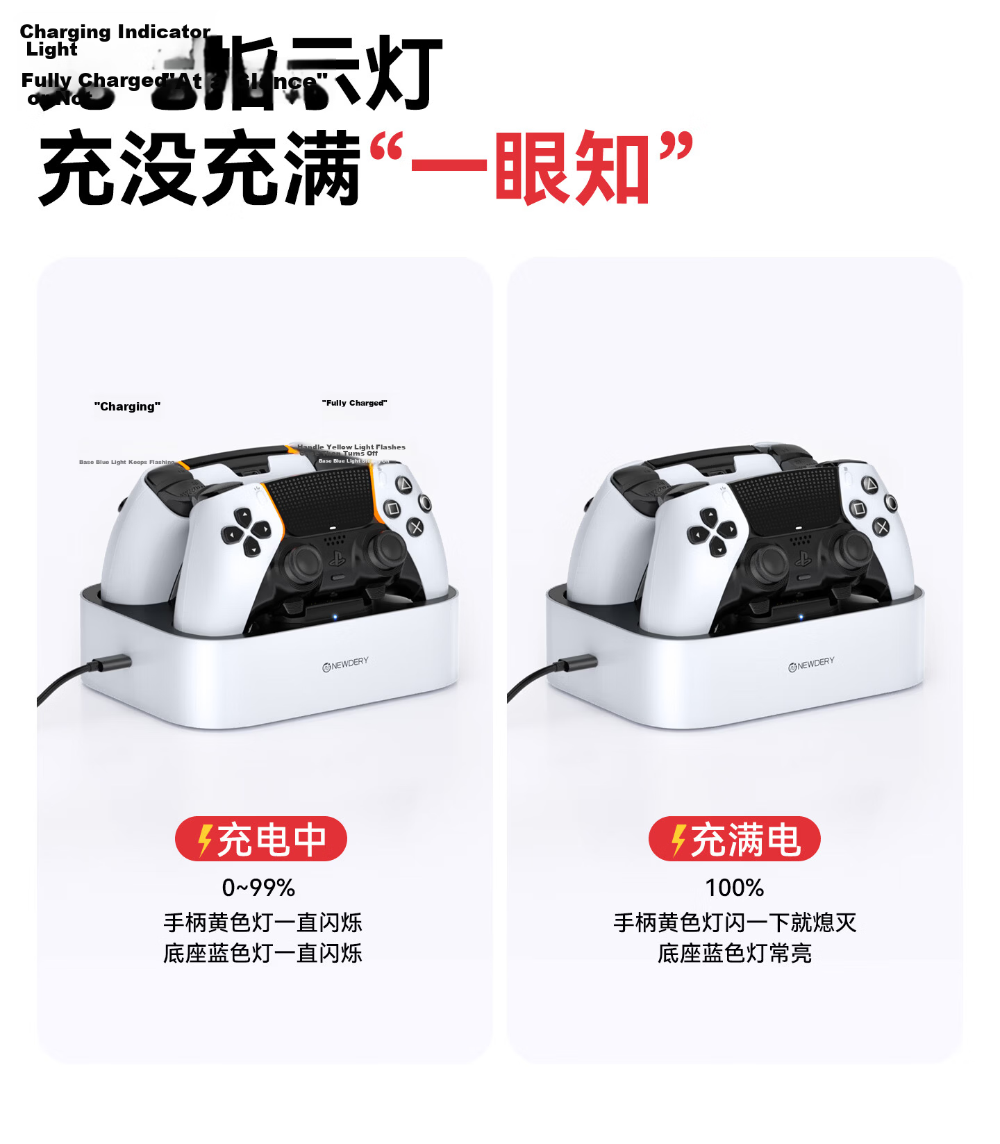 NEWDERY PS5 Console Base Elite Controller Charging Dock Slim Charging Stand Pro Gaming Console Storage Rack Headphone Hook DSE Organizer Optical Drive Digital Edition Accessories 10