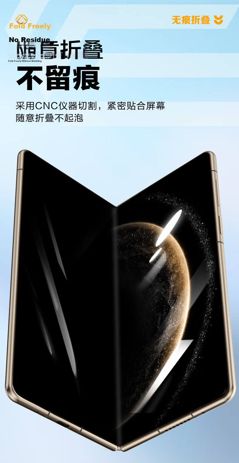 LLUNC [Premium Dust-Free Screen Protector 2-Pack] for Huawei Mate X7/X6 Phone, Mate X6 Collector's Edition Protective Film, Full Screen Ultra-Clear Soft Film, Anti-Fingerprint Screen Protector 6