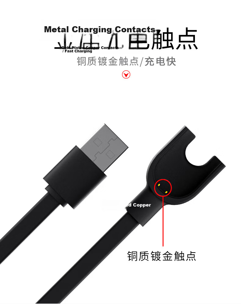 CangHua Charging Cable Compatible with Mitu Children's Watch C7A/7/6X/7X/6C/5C Upgraded Version 5X/2S/4C/4X/4Pro Xiaoxun Xiaomi Redmi Phone Charger 4