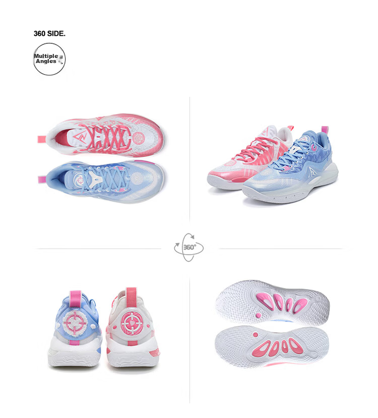 RIGORER [Rifusi Second Generation] Basketball Shoes for Men, Shock-Absorbing And Rebounding, Ice Cream Color, Size 42 5