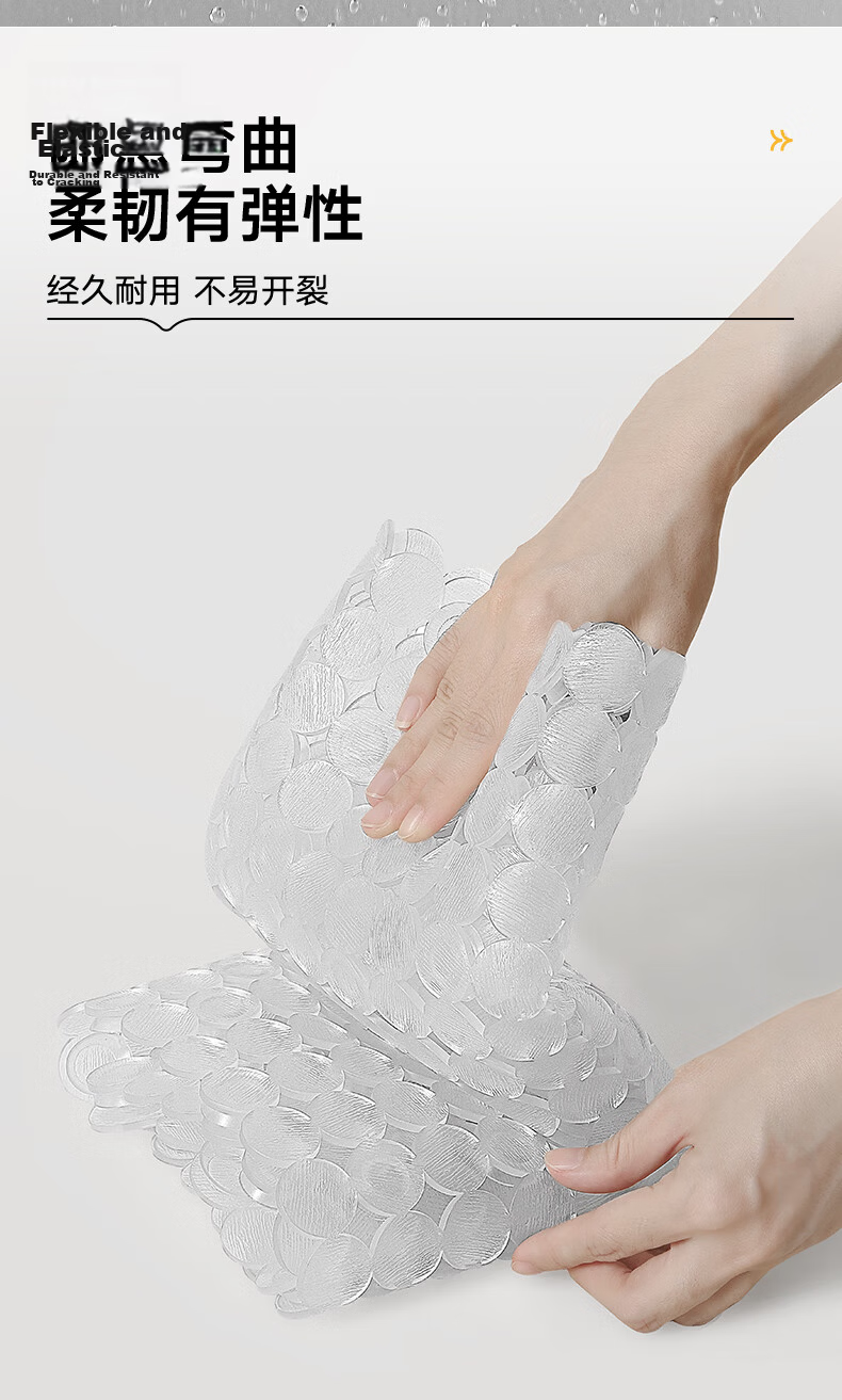 Boneng Bathroom Non-Slip Mat, Shower Room Foot Pad, Elderly Bathing Anti-Fall Mat, Bathroom Mat, Square 36x80cm 11