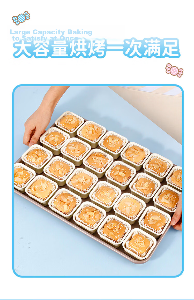 Chefmade Cinnamoroll Square Mini Bread Baking Pan Mini Toast Chiffon Cake Butter Rice Cake Mold 9