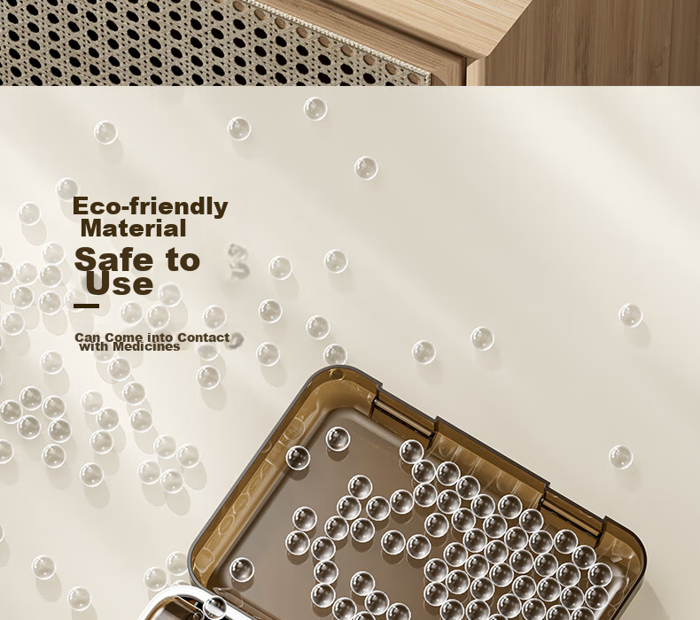 Weijian Portable Pill Organizer Box with Reminder, Weekly Seven-Day Daily Storage Container, Personal Pill Dispenser with 14 Compartments 19