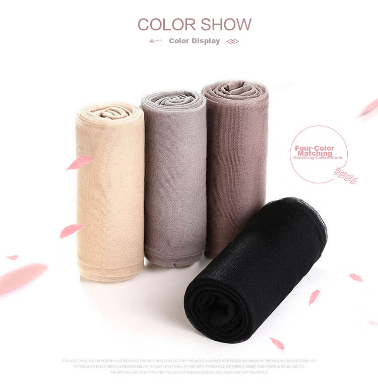 LangSha Silk Stockings for Women, 6 Pairs, Spring And Summer Ultra-Thin Pantyhose, Beautiful Legs, Outdoor Wear, Ladies' Thigh-High Base Tights, Slimming Effect, Bare Leg-Like Silk Stockings 5