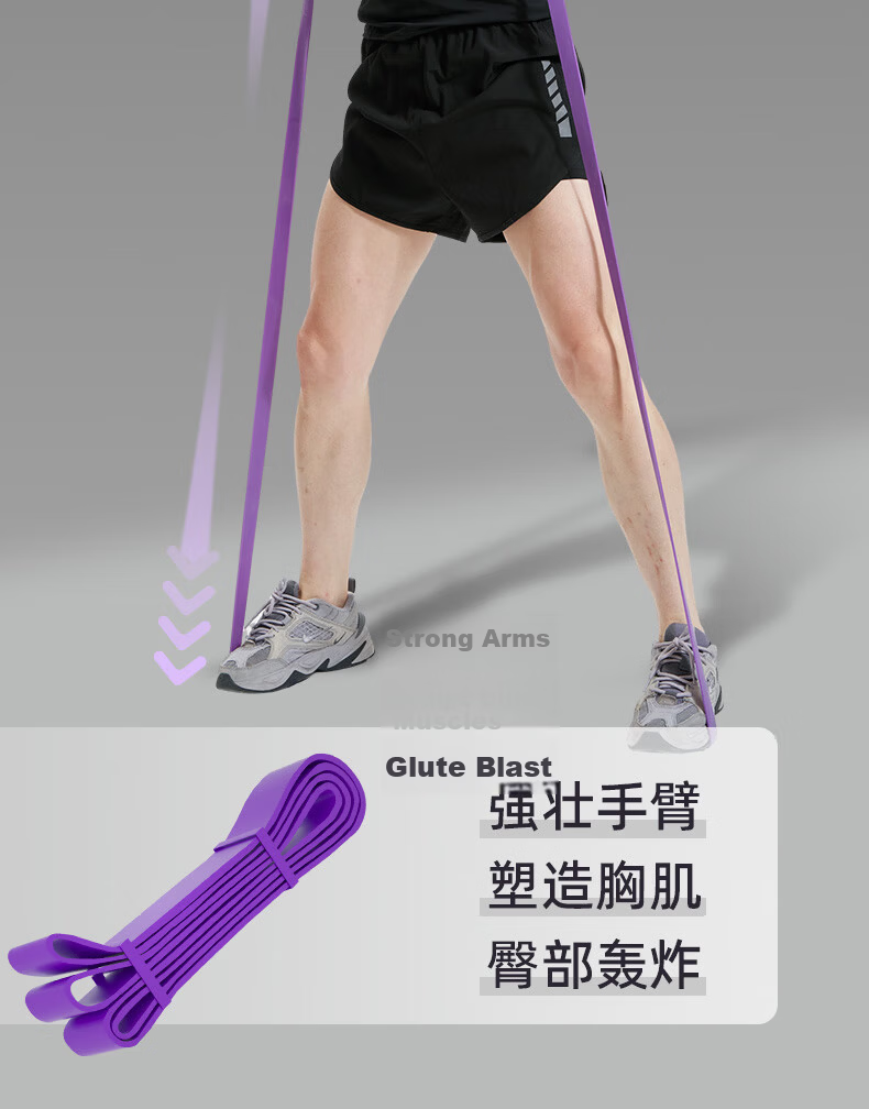 Mdikawe Elastic Resistance Band for Fitness, Rehabilitation, Leg Training, Men And Women, Pull-Up Assistance, Yoga, Gree 5