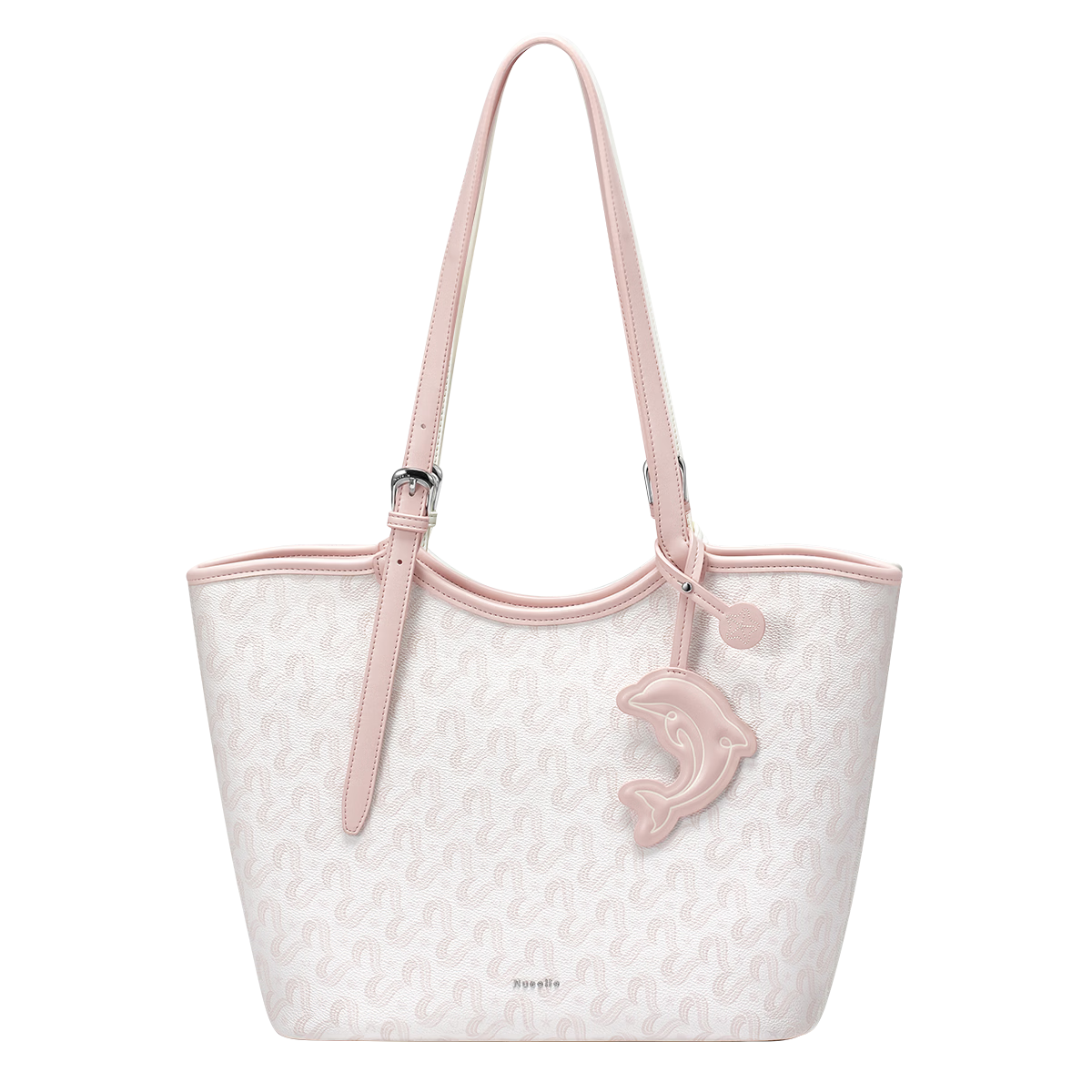 NUCELLE Dolphin Tote Bag 2026 Women's Luxury Large Capacity Shoulder Bag Work Commute School Handbag Birthday Gift