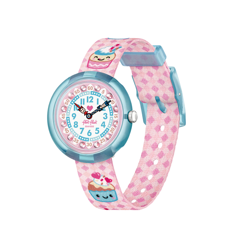 Swatch Flik Flak Kids Swiss Quartz Watch Elementary School Student Back to School Gift Baking Star