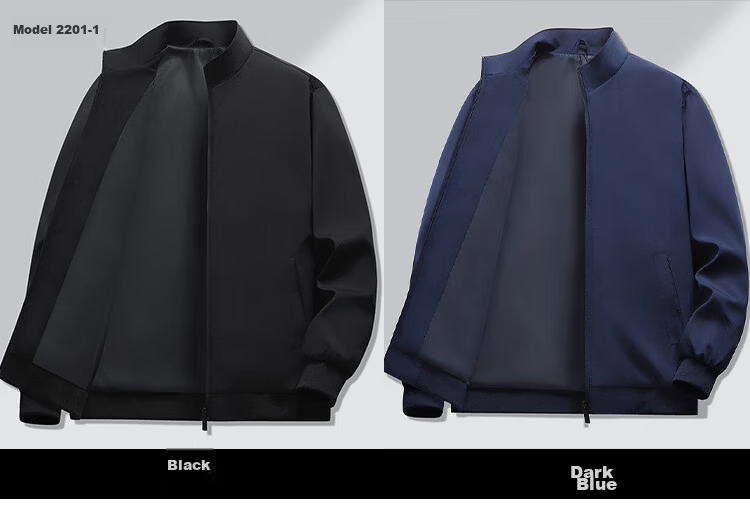 TUCANO Men's Spring Autumn Jacket Lapel Business Casual Executive Coat Fashion Versatile Comfortable Top Black XL 10
