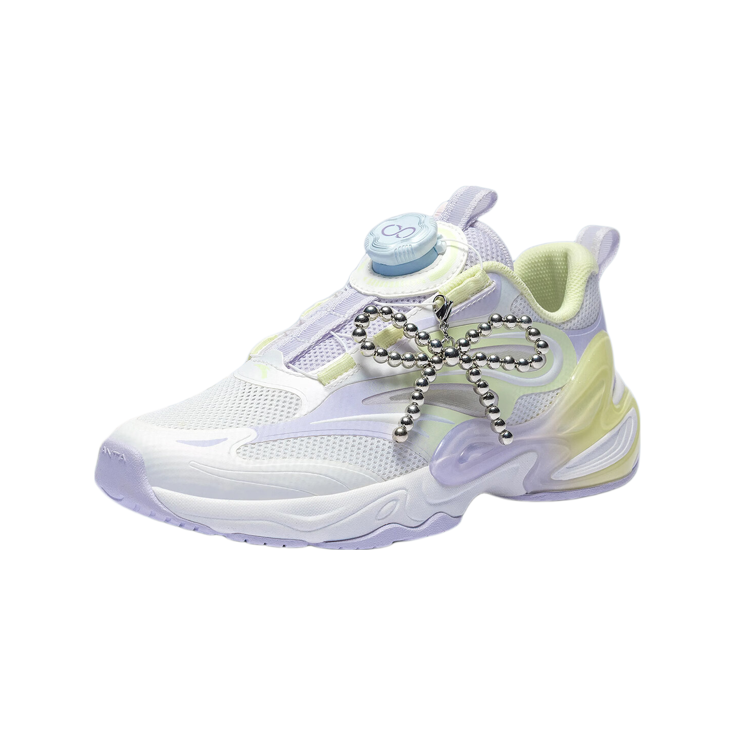 Anta Kids Girls Sports Shoes Big Kids 2026 Summer Breathable Sweet Cool Durable Butterfly Wing Casual Shoes A22628832