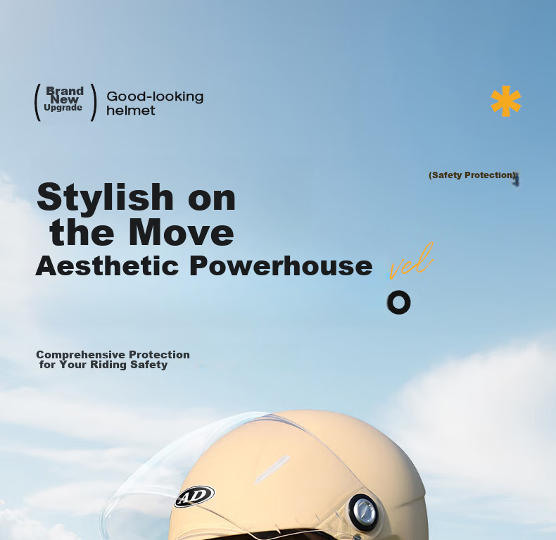 AD New National Standard Class A 3C Certified Electric Vehicle Helmet for Men and Women Summer Electric Bike Safety Helmet Female Four Seasons Universal Lightweight Riding Motorcycle Half Helmet Winte 1