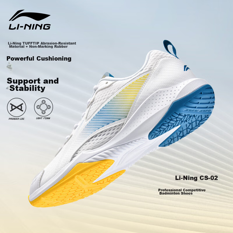 LI-NING Badminton Shoes Tanjun Cloud Unisex Non-Slip Wear-Resistant Shock Absorption Ultra-Light Breathable Competition Training Sports Shoes