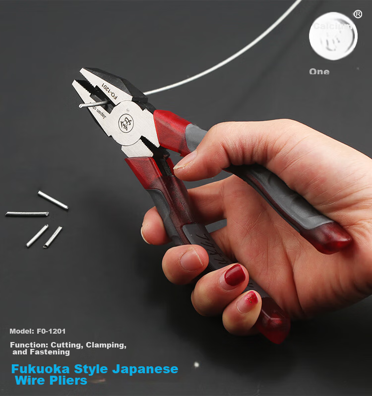 Jian Fukuoka Tools Japanese-Style Multifunctional Diagonal Cutting Pliers, Industrial-Grade Electrician's Diagonal Pliers, 6 Inches 3