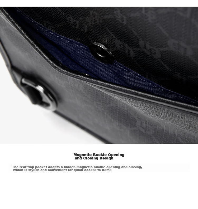 GOLF Men's Large Capacity Chest Bag Printed Crossbody Shoulder Bag Casual Business Small Backpack Phone Bag Trendy Sports Bag 28