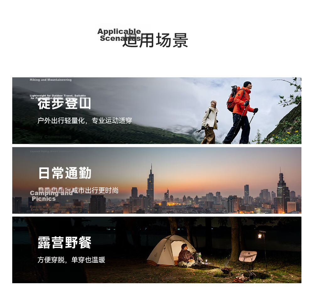 Pelliot Mountain Classic 3.0 3-in-1 Waterproof Jacket Spring Autumn Unisex Warm Coat 125301055 Purple M 16