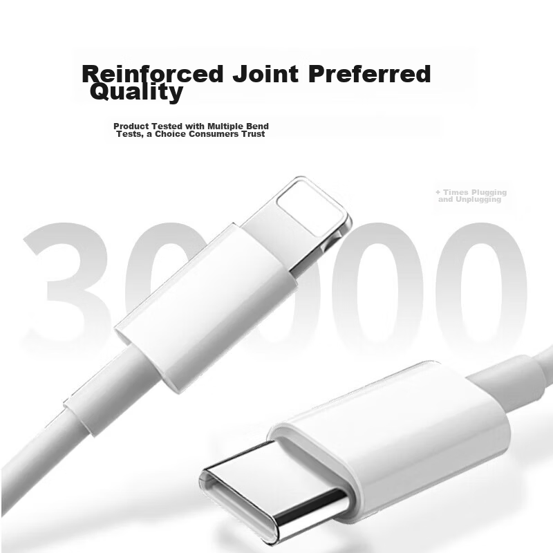 Baking Apple Charging Data Cable for iPhone 14/13 Pro Max/12 Fast Charging Compatible with Original Genuine iPhone 11/10/8 Plus iPad Air Pro Tablet 8