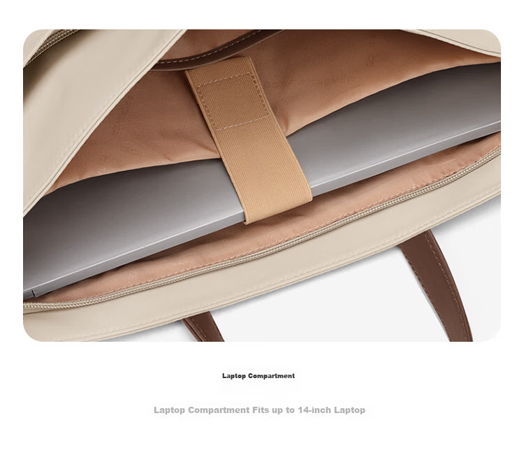 GOLF 14-inch Laptop Bag for Women Handheld Notebook Apple Huawei Shoulder Crossbody Business Briefcase for Travel and Commuting 16
