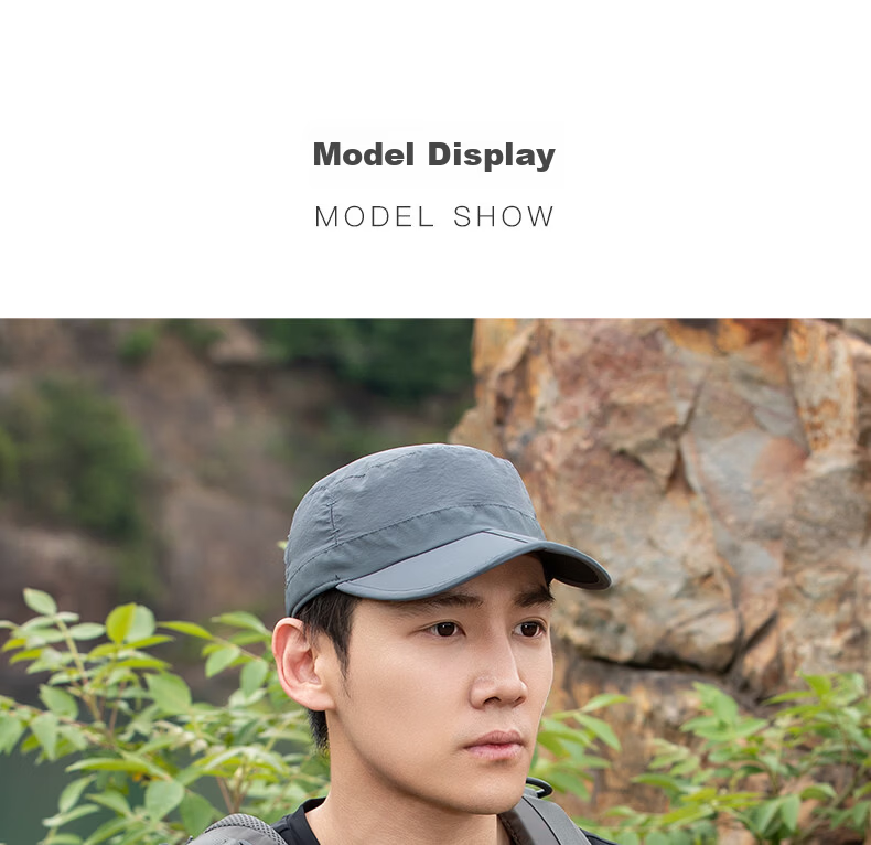 Siggi Men's Spring Summer Flat Cap Outdoor Baseball Cap Sunshade Adjustable Duckbill Hat 25