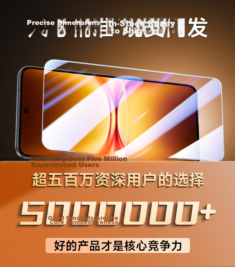 Kulefeng [Value Pack 2 Pieces] Tempered Glass Screen Protector for vivo iQOO 15/Ultra, Z11/Z11x Full Coverage Ultra-Thin HD Anti-Dust Drop and Fingerprint Resistant Film 1