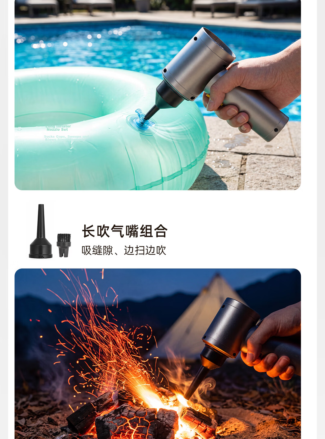 Deli Brushless Storm Suction Handheld Vacuum Cleaner Wireless Car and Home Mini Desktop Dust Removal 17