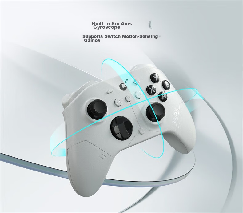 GuliKit Guli ES Pro Wireless Gaming Controller for Switch 2 with One-Key Wake-up, Compatible with Android, Apple, PC, Steam, TMR Joystick, Linear Type, Xbox Horizon 6 20