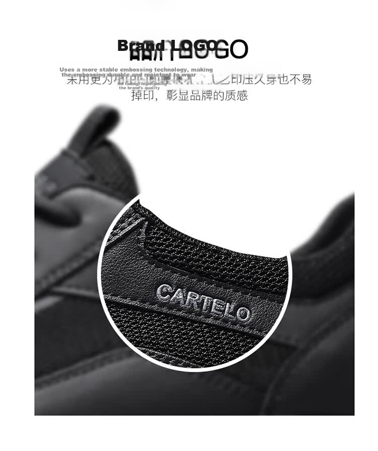 CARTELO Genuine Leather Men's Shoes, 2026 Autumn New Business Casual Sports Soft-Soled Versatile Hiking Travel Commuting Dad Shoes 10