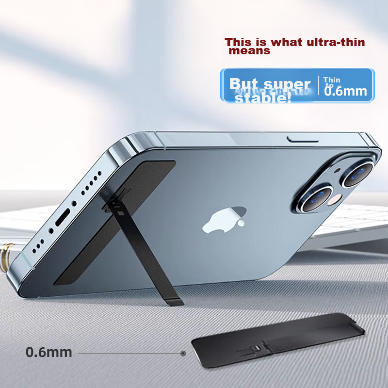 Dipuul Invisible Desktop Phone Stand Metal Stable Ultra-thin Creative Support Holder Teacher's Day Gift