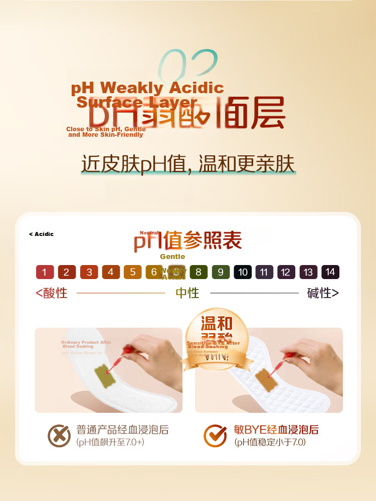 ABC MinBye Probiotic Ultra-Thin Cotton Soft Surface Invisible Panty Liners Sanitary Pads JD Self-Operated 163mm*25pcs 7