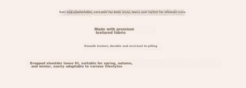 Jeanswest Men's Heavyweight Loose Fit Hoodie Pullover Casual Jacket Spring Autumn Youth Trendy Coat 2