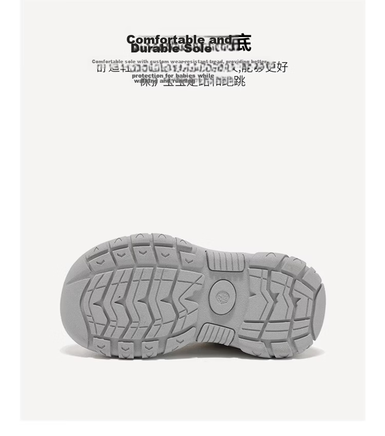 ABC KIDS Children's Outdoor Shoes Spring Kids Sports Shoes Boys and Girls Hiking Ugly Cute Shoes 3040m/Black Gray Size 31 6