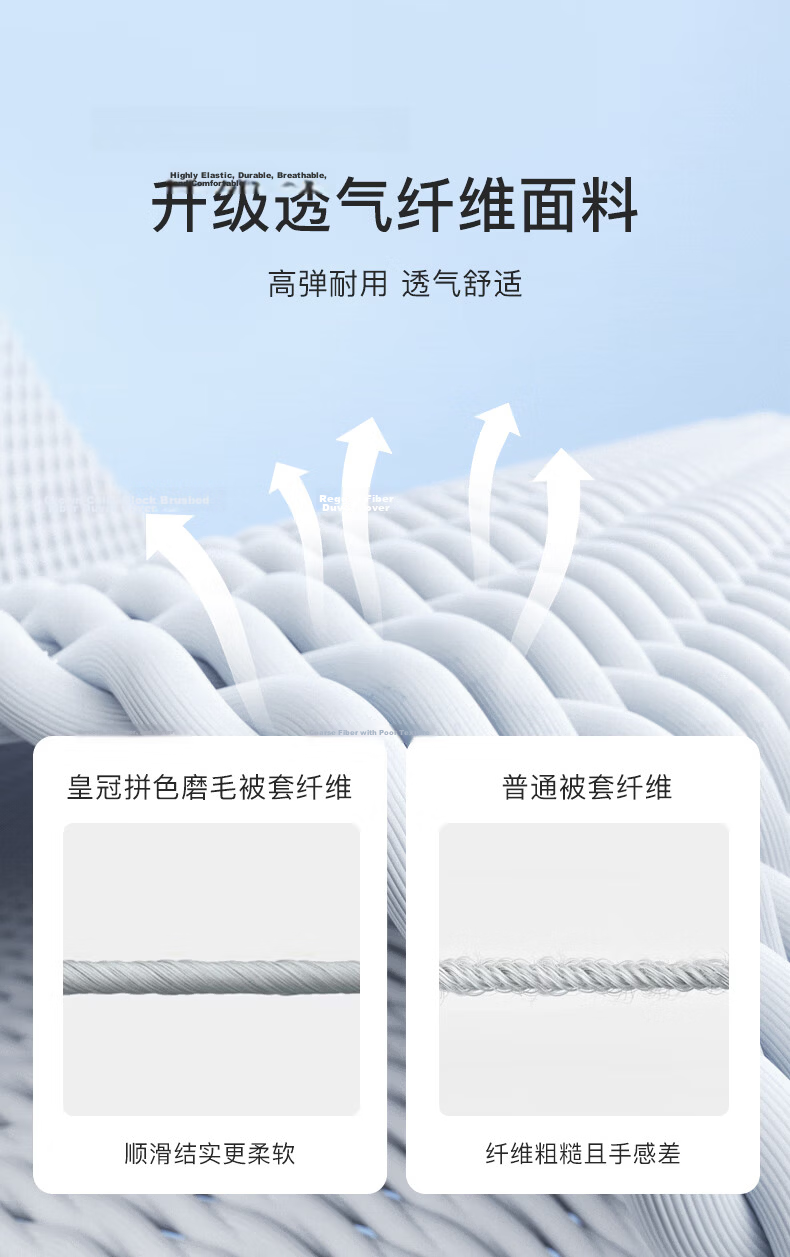 CROWN Three-Piece Student Dormitory Single Bed Set 0.9/1.2m Sheet Quilt Cover Pillowcase Bedding 150x200cm 4