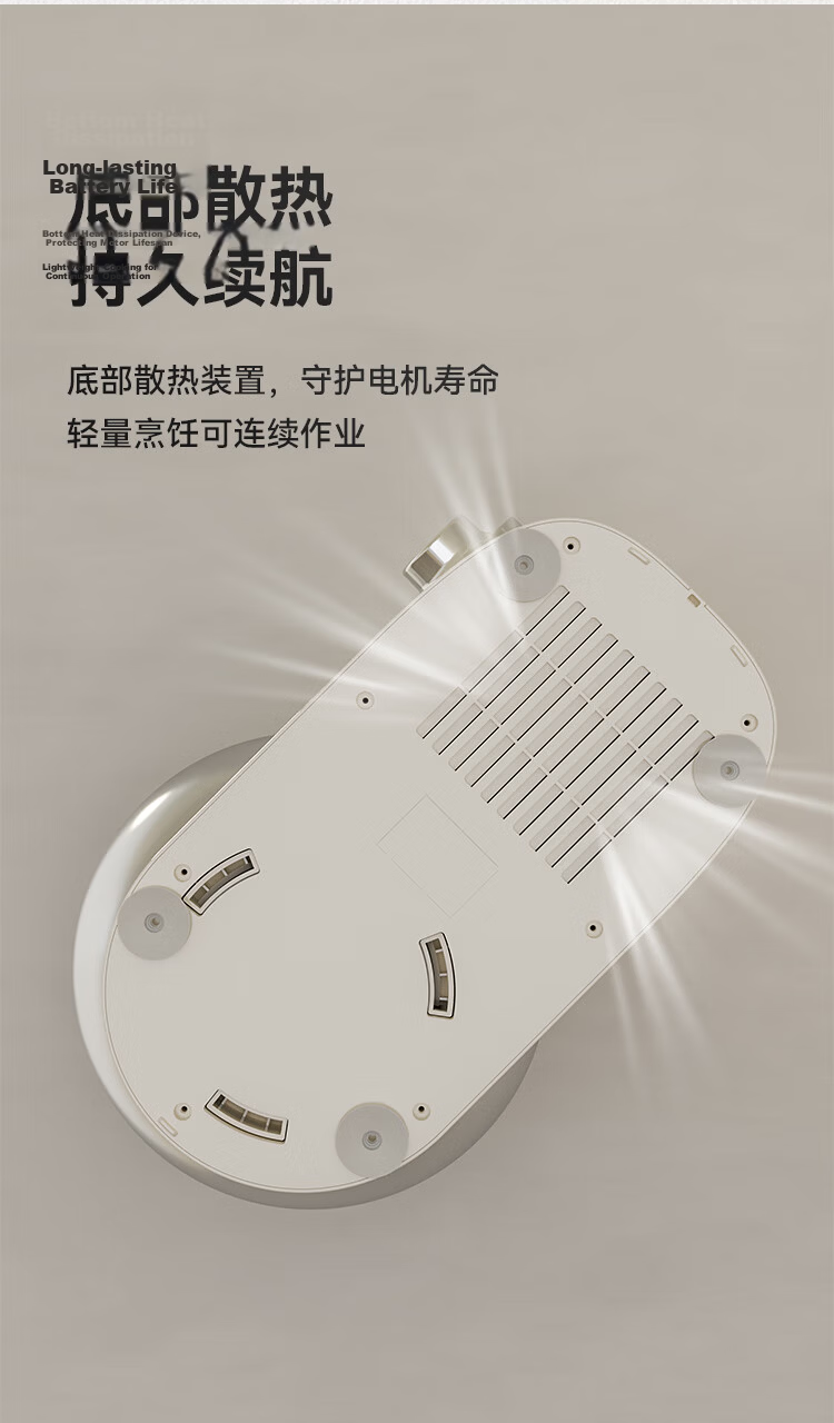 AUX Little White Bear Pro Kitchen Machine Home Smart Dough Mixer New Upgrade Fermentation Kneading DC Low Noise Egg Beater 5L Multifunctional Cream 800W Automatic Stirrer SC-228 11