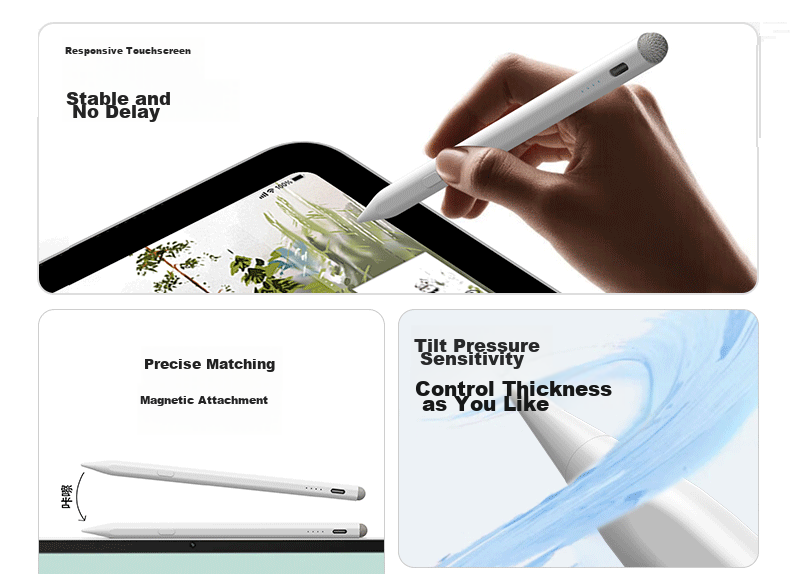 Smorss Stylus Pen for Huawei MatePad 11.5S/SE/Air, Honor Tablet M-Pencil Pro 3rd Gen Replacement Touch Pen 2