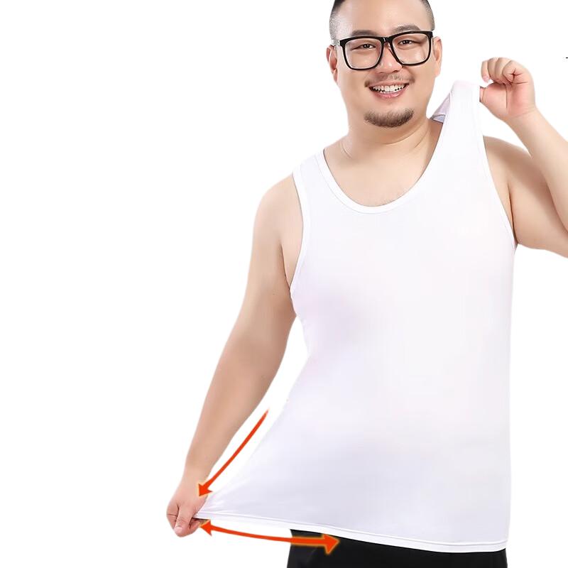 Hengyuanxiang [100% Pure Cotton] Men's Tank Top, Autumn Season, Middle-Aged And Elderly, Large Size, Loose Fit, Antibacterial, Sweat-Absorbing, Sports Undershirt for Me