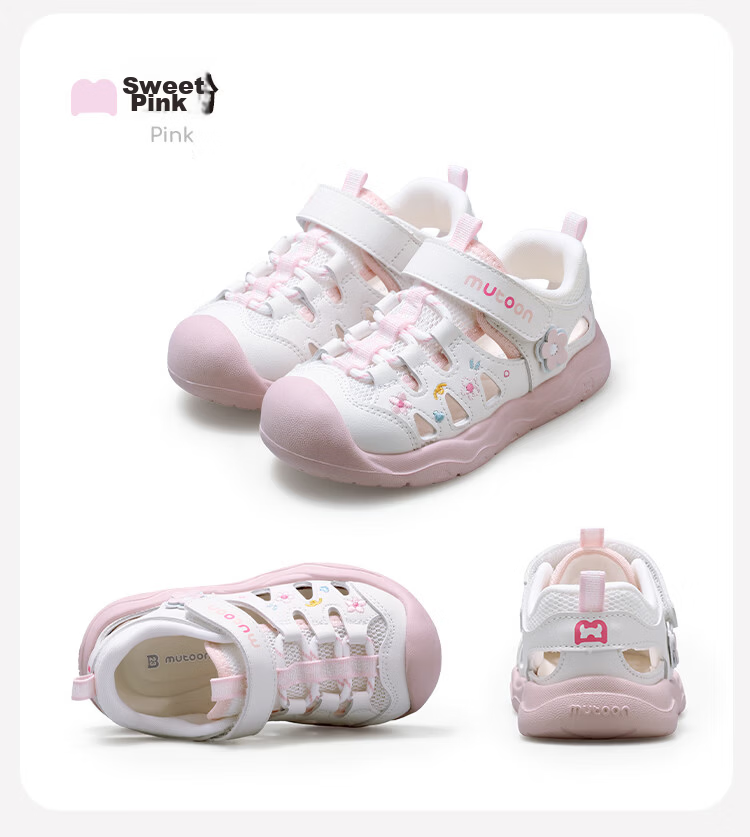 Mutong Girls' Sandals Sweet Princess Shoes 26 Summer Hollow Breathable Baby Sandals Sports Toddler Shoes Fairy Purple 30 28