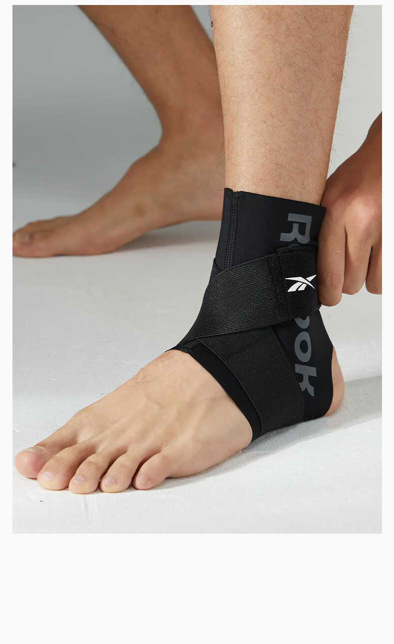 Reebok Ankle Support Basketball Brace, Sprain Recovery Sleeve, Sports Ankle Protector, Post-Injury Fixation Brace, Ankle Support Sleeve 17