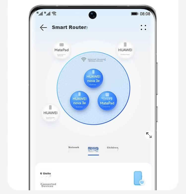 HUAWEI Lingxiao Parent-Child Router Q6 (1 Parent 2 Children Set), AX3000Mbps Gigabit Router, Whole-House WiFi 6+, Powerline Version, Wireless Wall-Penetrating King, Powerline Modem 13