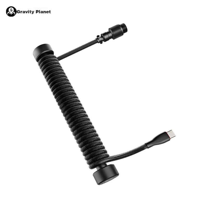 Gravity Planet Keyboard Accessory Aviation Connector Cable Black