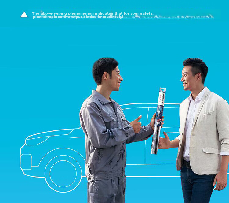 BOSCH Wind Wing U Wiper Blade, 24/16 Inch, Compatible with BYD F3/F3R/BYD S2/G3/BYD E3, U-Shaped Mounting 13