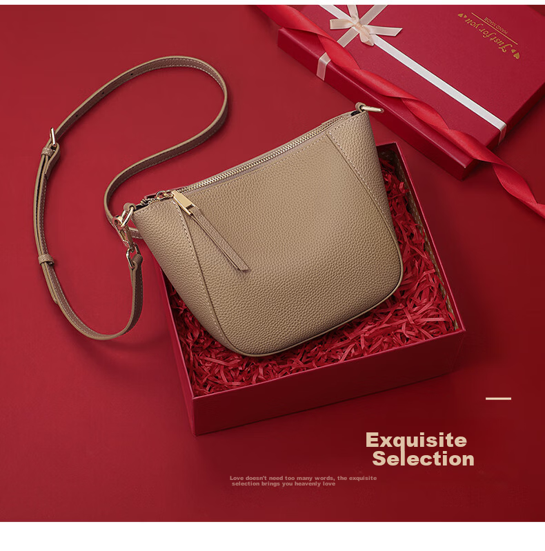 Viney Women's Leather Crossbody Dumpling Bag Luxury Commuter Shoulder Bag Birthday Gift for Girlfriend Wife 2