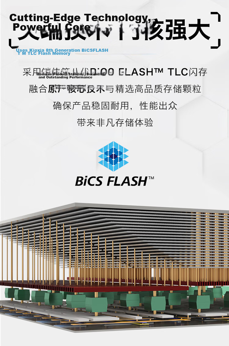 Kioxia 1TB NVMe M.2 SSD EXCERIA BASIC SF10 Series PCIe 4.0 Solid State Drive 10