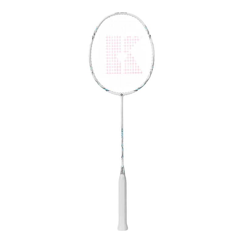 KUMPOO K520Pro Badminton Racket Full Carbon Ultra-Light Offensive and Defensive Racket White Beginner Training Competition Single Racket