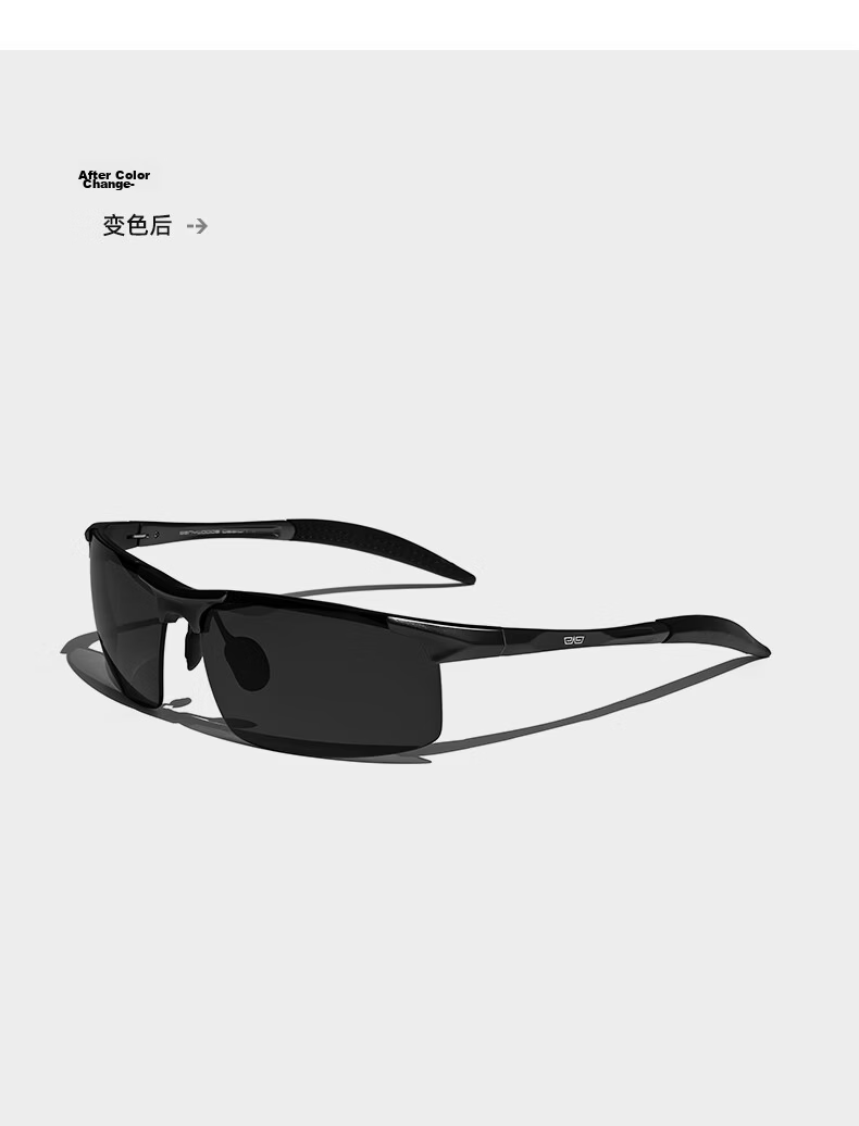 CAPONI Photochromic Polarized Fishing Sunglasses for Men, Day and Night Use, Anti-Glare Driving Sunglasses 12