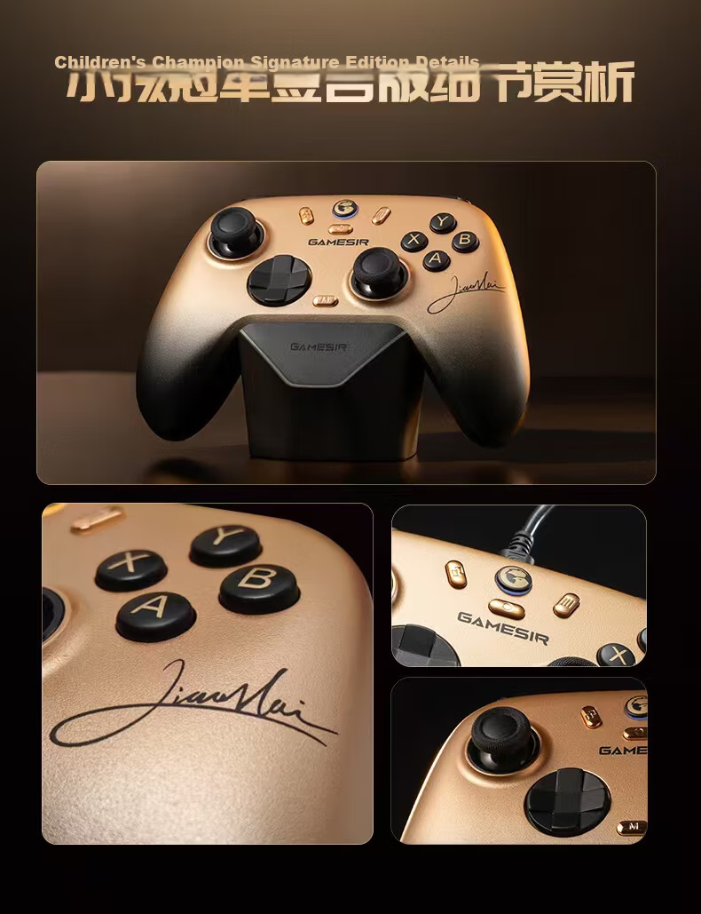 GAMESIR Venus 2 Wireless Game Controller for Switch 2, Mobile NS, Android, Apple, PC, Macro Programming, TV, Steam, Bluetooth, Stardew Valley, It Takes Two Pro Pink 3