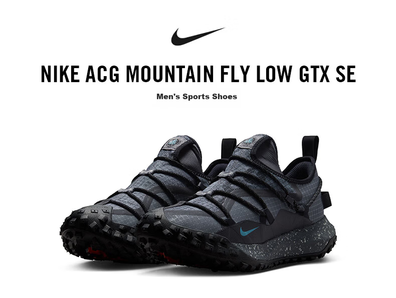 NIKE Men's Casual Shoes Cushioning MOUNTAIN FLY Sports Shoes IB7328-002 Dark Grey Size 42 1