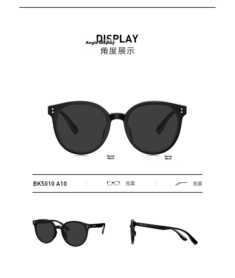 BOLONBOLON Cat Eye Sunglasses UV Protection Sun Glasses for Men, Women, and Kids BK5010A62 9