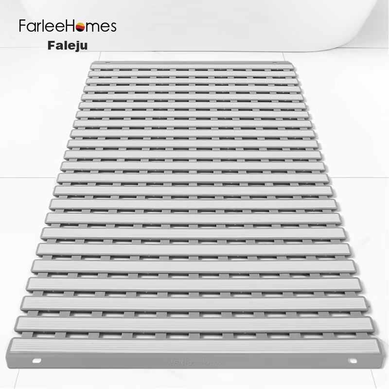FARLEEHOMES Bathroom Non-Slip Mat, Toilet Anti-Fall Foot Pad, Shower Room Non-Slip Floor Mat, Water Barrier Splicing Mat