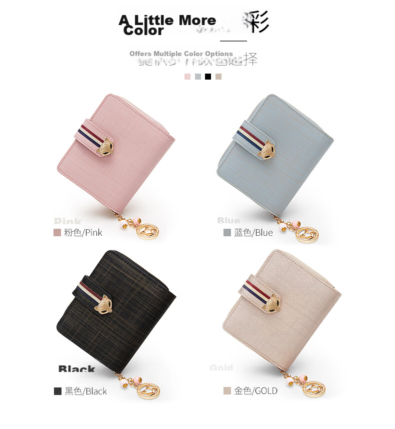 FOXER Leather Women's Wallet, Large Capacity, Short Style, Card Holder, Bill Folder, Clutch, Coin Purse, Valentine's Day Gift for February 14th 11