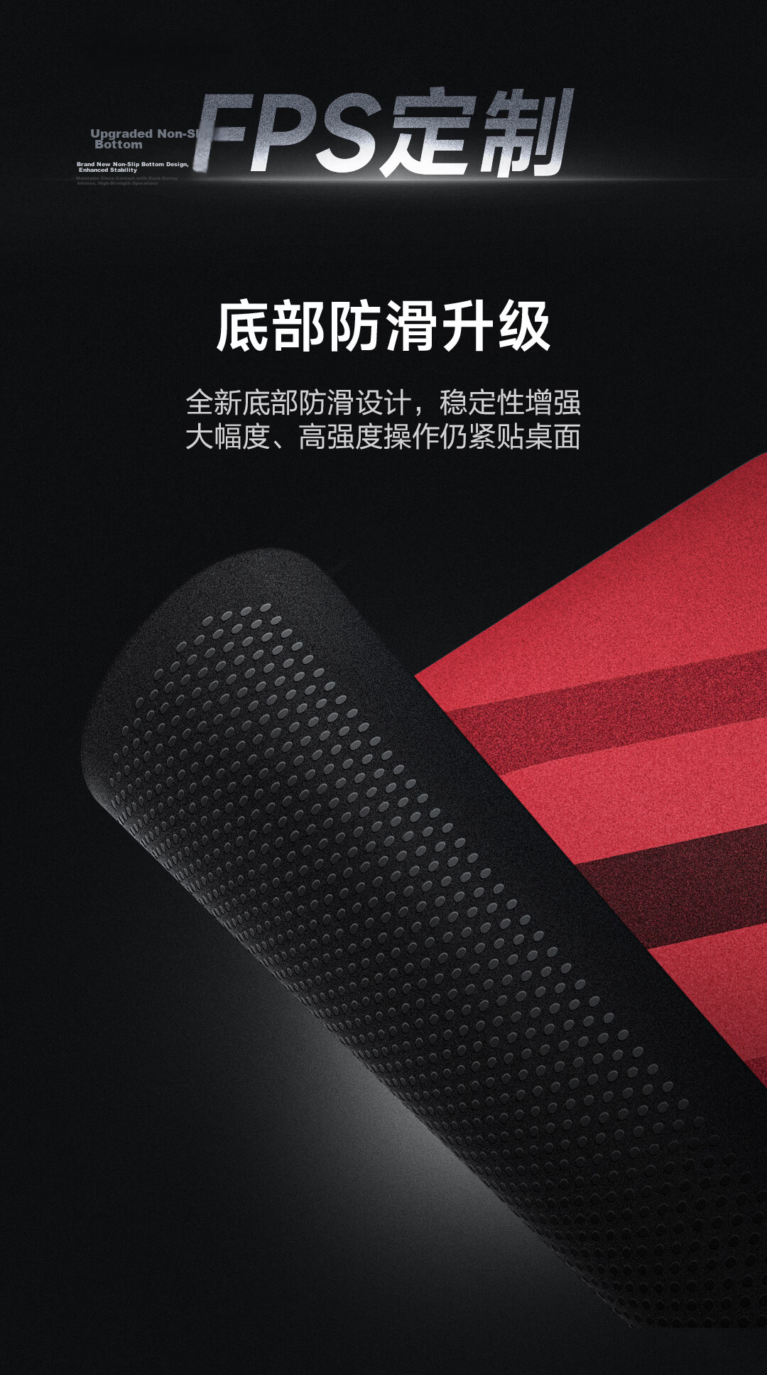 ZOWIE GEAR H-SR III Gaming Mouse Pad, Fine Surface Mouse Pad, Gaming Mouse Pad, Black Large Mouse Pad, E-Sports Desk Pad GSR Upgraded Version Enlarged, Control Pad 12