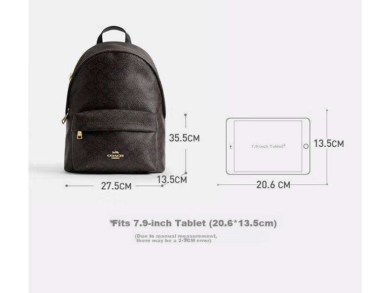 COACH Women's TAYLOR Backpack Walnut Brown 3